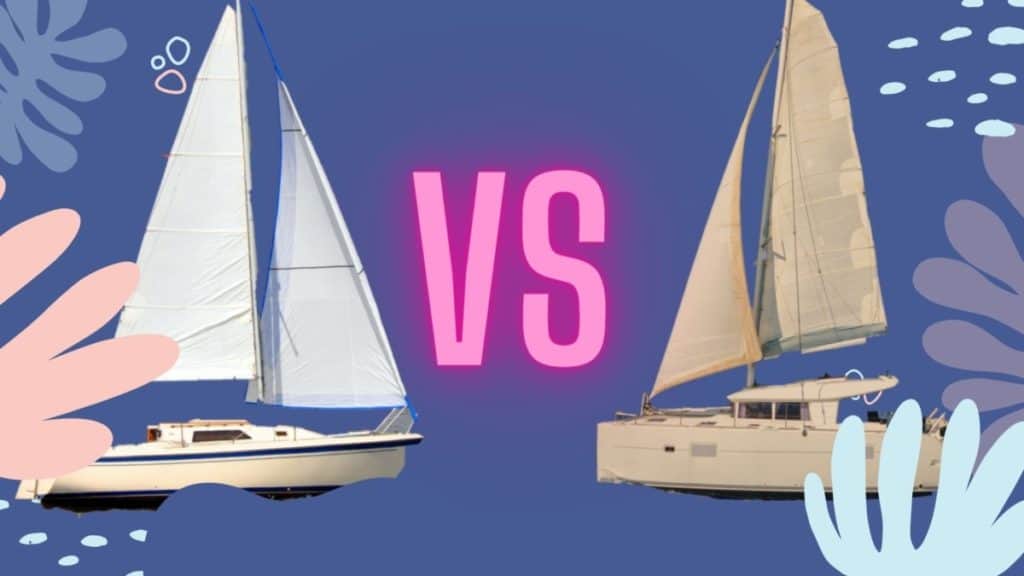 speed boat vs catamaran